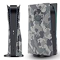 Plate for ps5 Faceplate Case with Cooling Vents Cover Replacement Plate for PS5 Disc Edition Hard Shell Faceplate Camouflage Skin Cover Plates ABS