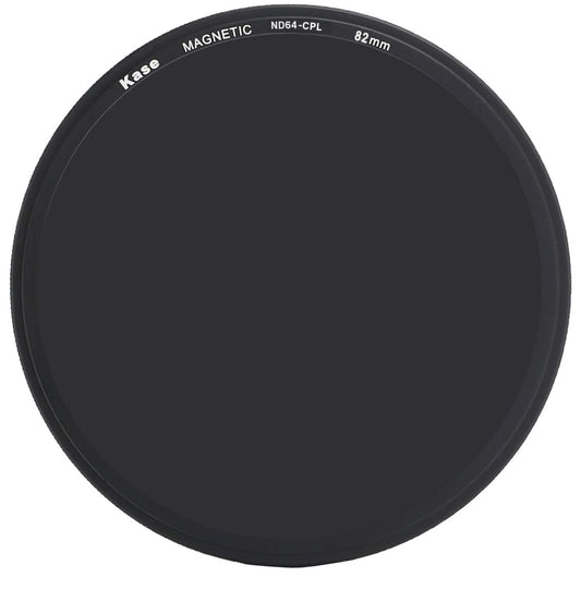 Kase Wolverine 82mm ND64 / CPL Magnetic Shockproof Tempered Optical Glass Filter Incl Adapter 82 6 Stop Dark Circular Polarizer