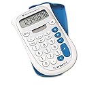TI-1706SV Handheld Pocket Calculator, 8-Digit LCD