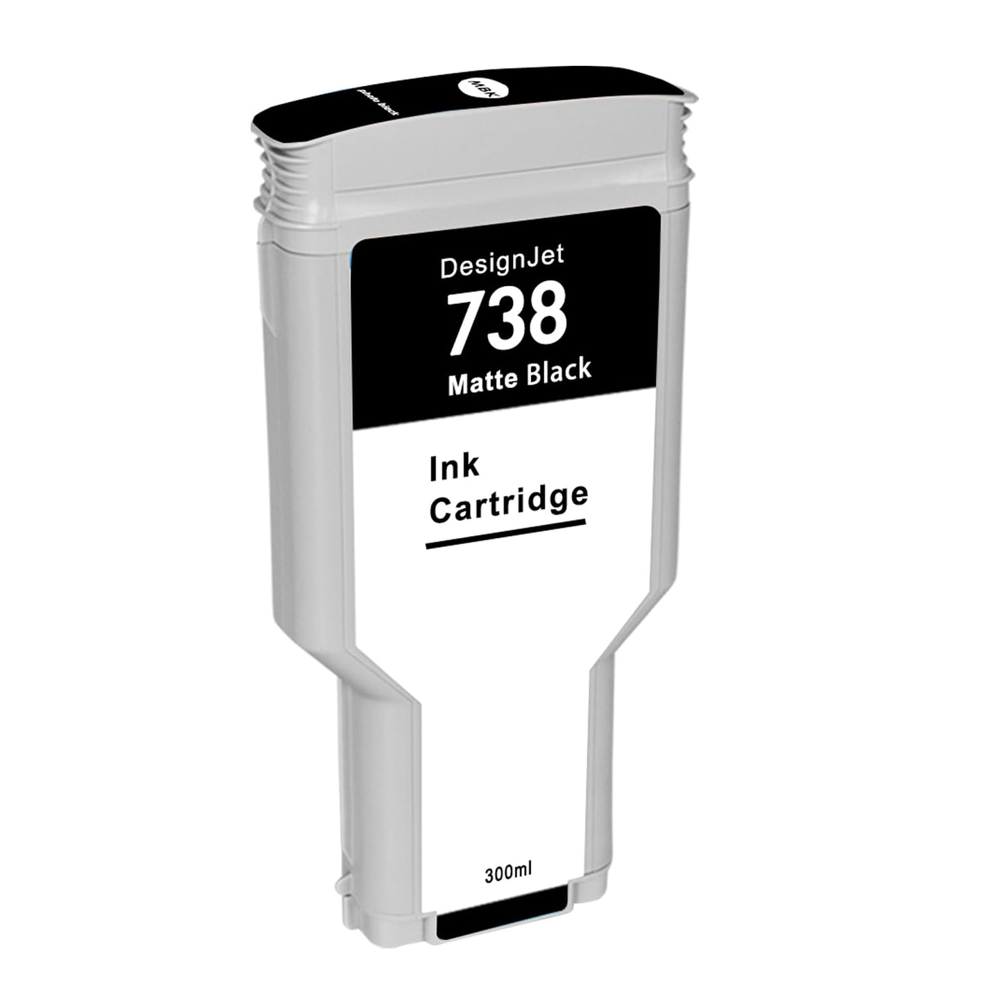 KSUMEI 738 Ink Cartridge HP 738 Black 498N8A Replacement DesignJet T850 DesignJet T950 Plotter Printer 300ml 1-Pack