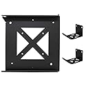 HumanCentric Wall Mount Compatible with PS4 Slim, 2 Controller Mounts Bundle, Mount on The Wall or on The Back of the TV with a VESA Pattern, Does Not