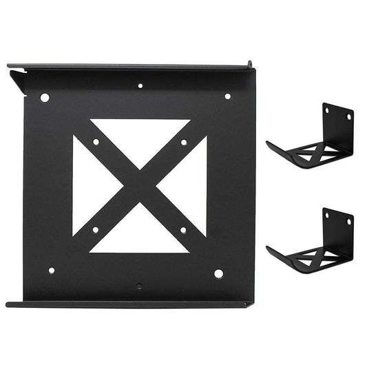 HumanCentric Wall Mount Compatible with PS4 Slim, 2 Controller Mounts Bundle, Mount on The Wall or on The Back of the TV with a VESA Pattern, Does Not