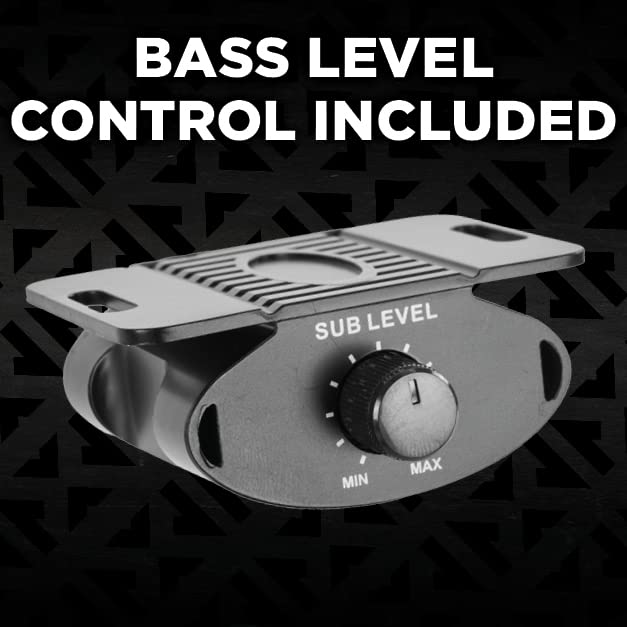 NVX Amplified and Loaded 10" Ported Under Seat Universal Subwoofer System