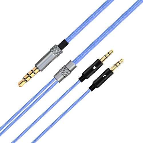 Saipomor Sol Republic V10 Extension Cable for Sol Republic Master Tracks HD HD2 Sol Republic V8 V12 X3 Headphones (Blue)