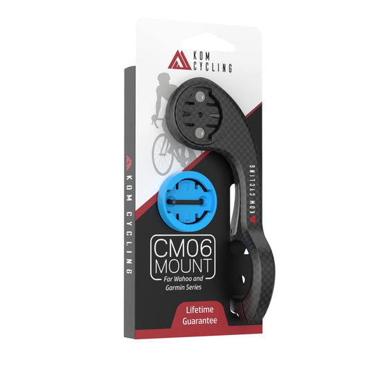 KOM Cycling CM06 Quick Release GoPro Computer Mount for Wahoo and Garmin Bike Computers (Bike Mount Compatible with Edge 1050, Wahoo Ace and Others)