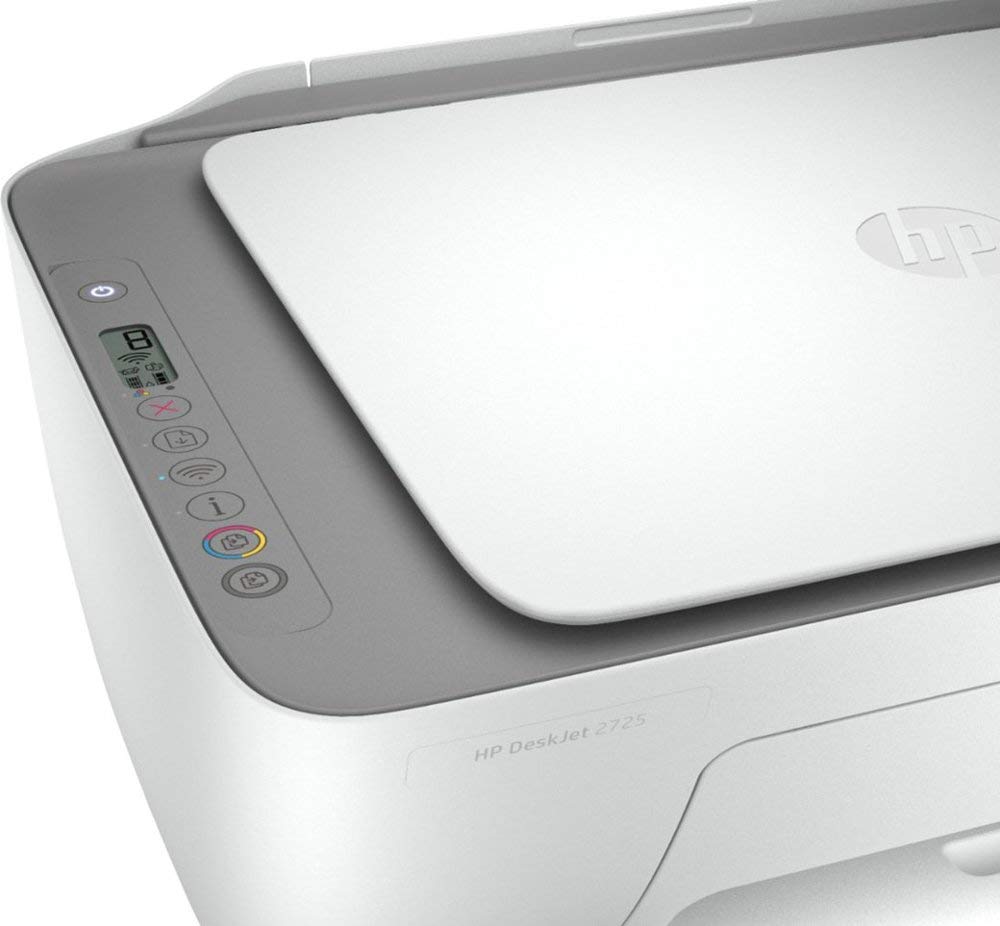 HP - DeskJet 2725 Wireless All-in-One Instant Ink Ready Inkjet Printer - White