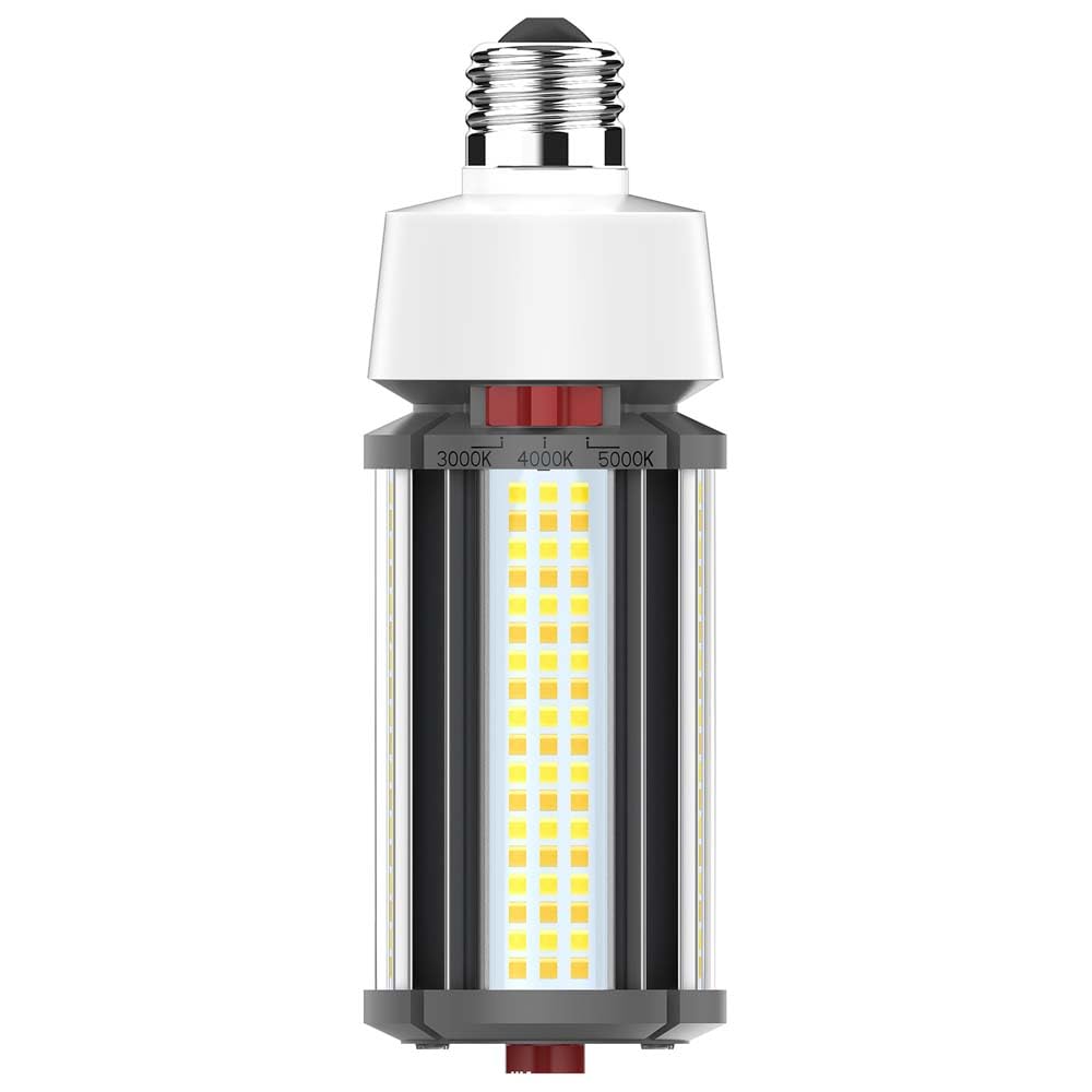 Satco S23148, Selectable LED Corncob Bulb, E26 Base, Replacement Bulb, 27W
