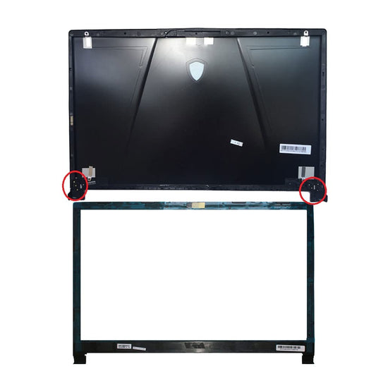 New Laptop Replacement Parts Fit MSI GE73 GE73VR MS-17C1 7RF-006CN (LCD Top Cover Case+LCD Front Bezel Cover Case)