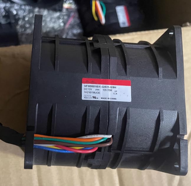 VF80801BX-Q031-S9H DC12V 129.70W 8080 Dual Motor Cooling Fan