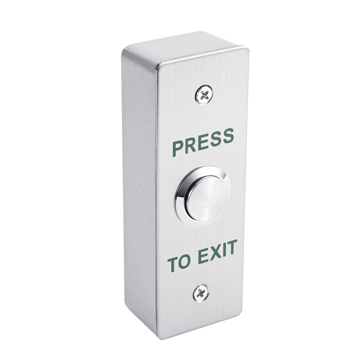 Push to Exit Button for Door Access Control Waterproof Stainless Steel Shell with Back Mounted Box 4 Contact Output