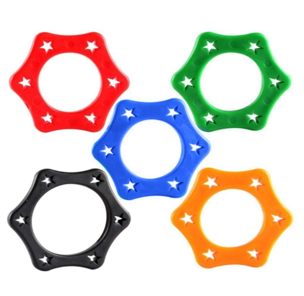 Bolymic Anti-rolling Handheld Mic Protection Silicone Ring Holder,for Shure Wireless Mic 38mm 5 PACK,For SM58