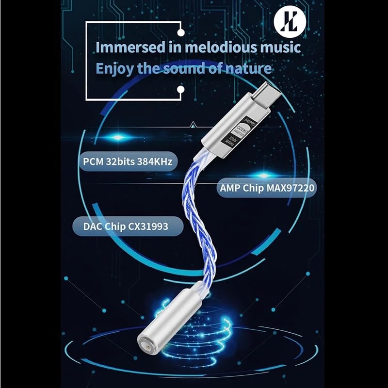 JCALLY JM6 Pro USB C Type-C to 3.5mm Dual DAC CX31993 MAX97220 digital audio portable decoding amp Hifi DAC mobile headset adapter for iPhone 15 plus