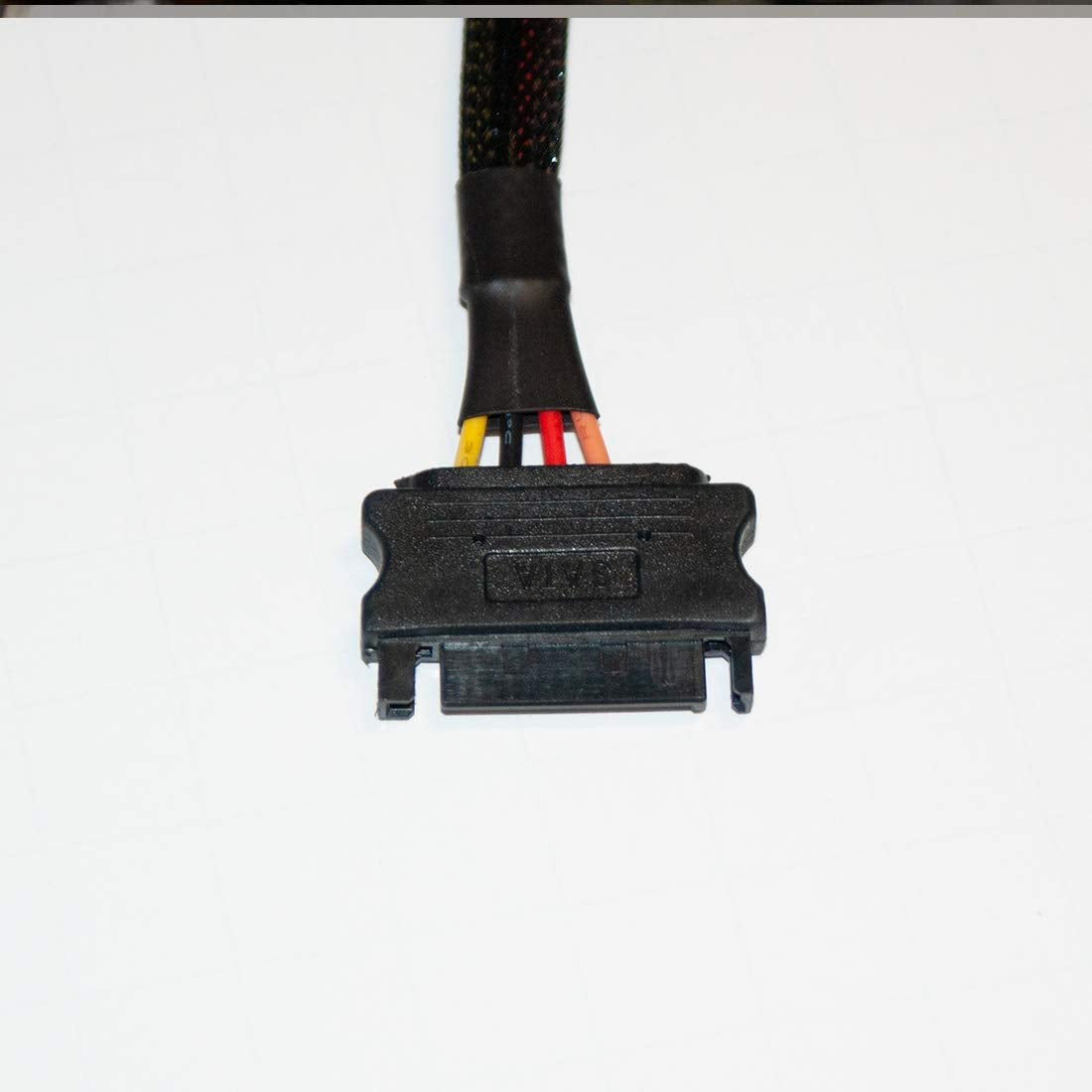 ModMyMods 4-Pin Floppy to SATA 15-Pin Male Power Adapter Cable (MOD-0286)