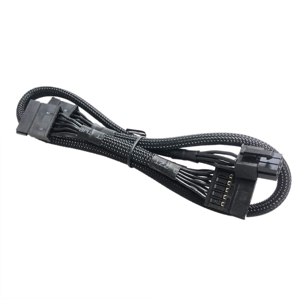 GinTai 6 pin to 3X SATA Drive Power Cable Replacement for EVGA Super NOVA 450-850 G2 B3 G3 G5 P2 B2 80 Plus (53.5cm 21inch)