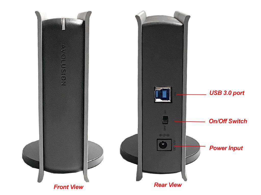 Avolusion PRO-5X Series 3TB USB 3.0 External Gaming Hard Drive for PS5 Game Console (Grey) - 2 Year Warranty (Renewed)