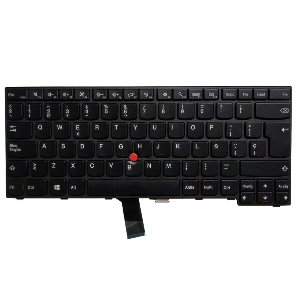 Laptop Replacement Keyboard Fit Lenovo ThinkPad E450 E455 E460 E465 Spanish Layout