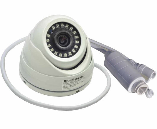 BlueFishCam Wired Dome PoE IP Camera 4MP POE Dome Network Camera Outdoor CCTV Infrared IP(2.8mm)