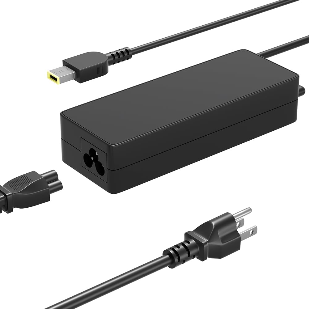 PowerPortnerLink 90W Charger Compatible with Lenovo ideacentre/ThinkCentre All-in-One Desktop, ThinkPad T460p T470p T540p Yoga 2 730 720 ideapad Flex