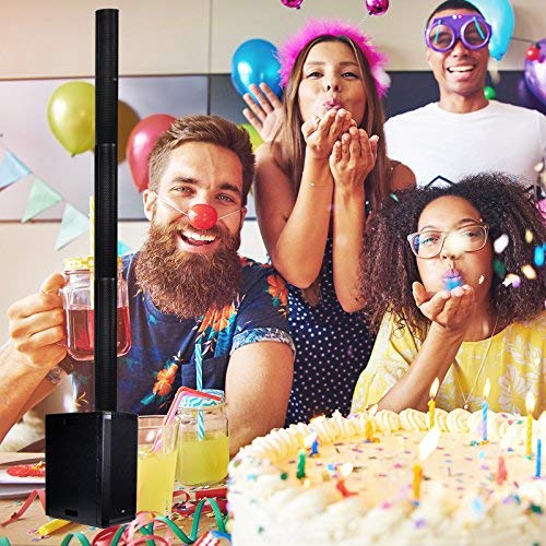EMB 10BT PK1 1500W Tower Bluetooth All-in-One Linear Array PA Portable Linkable Speaker - Perfect for Home/Karaoke/Birthday/DJ…