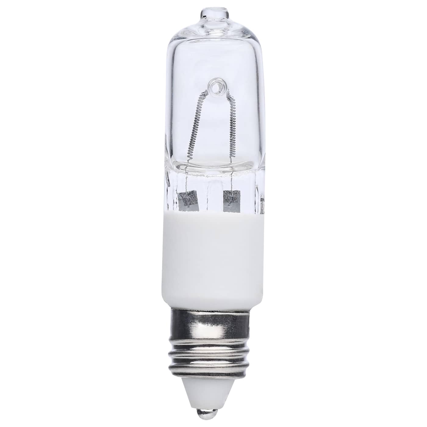 Satco 100W TQ/CL Halogen JD Lamp - Mini Can Base - Clear - 120V