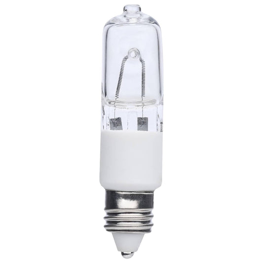 Satco 100W TQ/CL Halogen JD Lamp - Mini Can Base - Clear - 120V