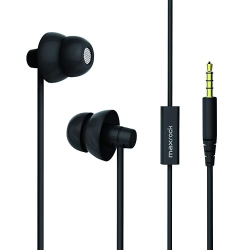 MAXROC Sleep Earplugs - Noise Isolating Ear Plugs Sleep Earbuds Headphones with Unique Total Soft Silicone Perfect for Insomnia, Side Sleeper