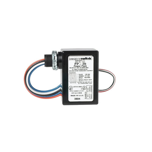 Lithonia Lighting PP20 Power Pack for Low Voltage Sensor System, Dual Voltage Transformer, Self-Contained Relay, Powers Up to 14 Sensors