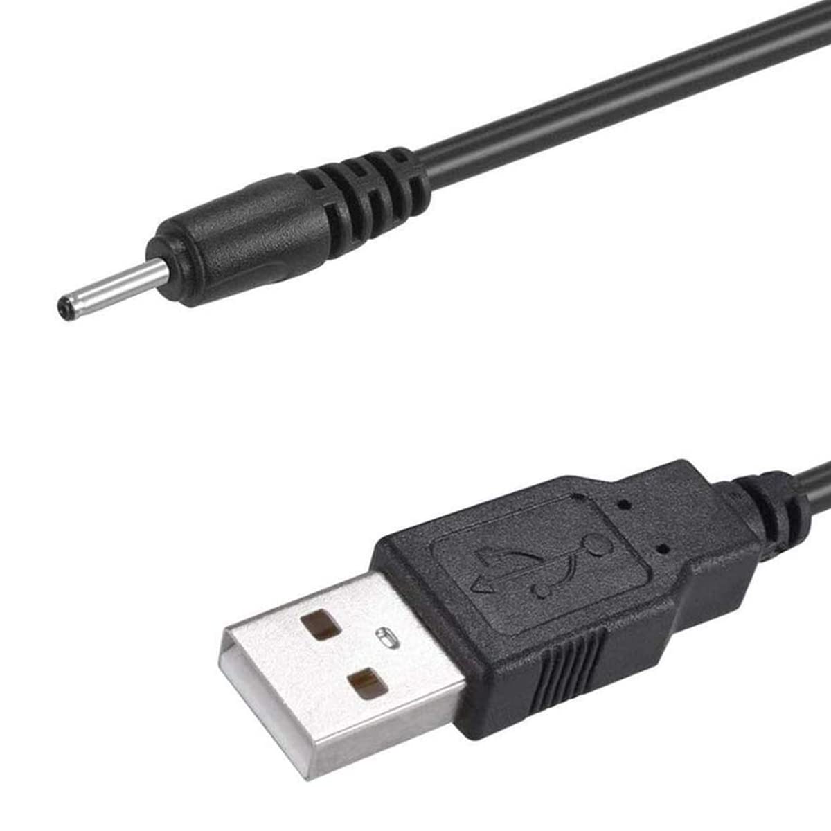 RUITEXUN USB to DC 2.0mm Cable 1m/3.3ft, USB Type A Male to DC 2.0mm x 0.6mm 5V DC Barrel Jack Power Adapter Connector Charging Cable