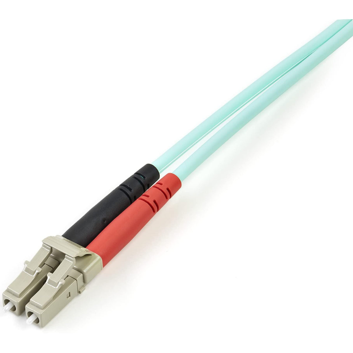 StarTech.com 3m (10ft) LC/'OM4 Multimode Fiber Optic Cable, 50/125, 100G, Low Insertion Loss, LSZH Fiber Jumper Cord