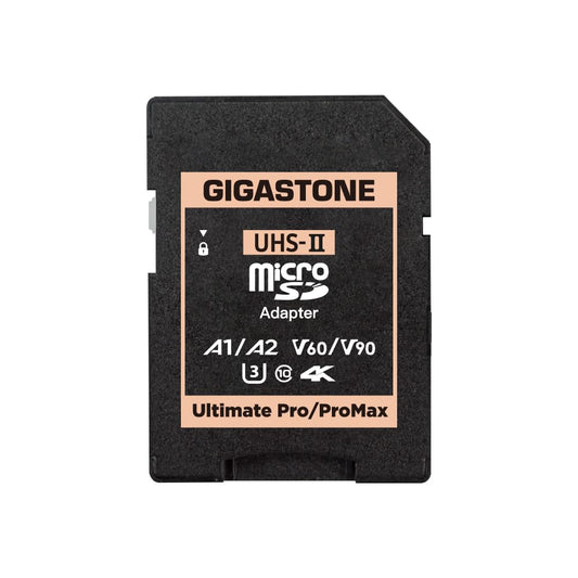 Gigastone UHS-II MicroSD to UHS-II SD Memory Card Adapter, Camera Ultimate UHS-II Adapter