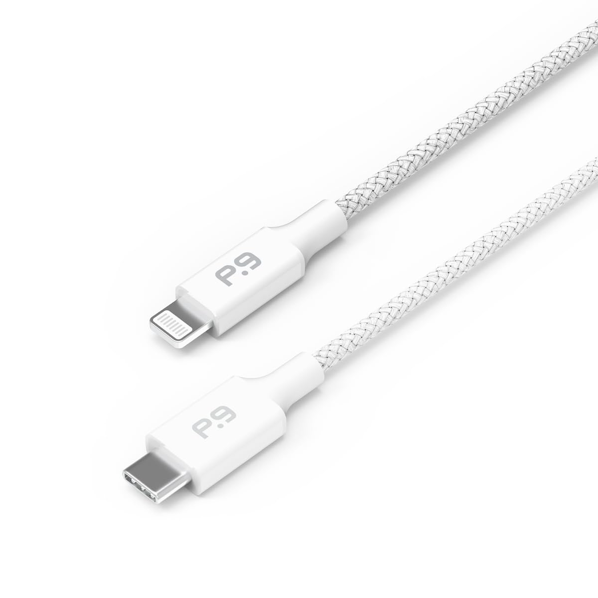 PureGear Braided USB C to Lightning Cable, Apple MFi Certified Charging Data Sync Cable Support Power Delivery & Type C Chargers for iPhone 14,14…