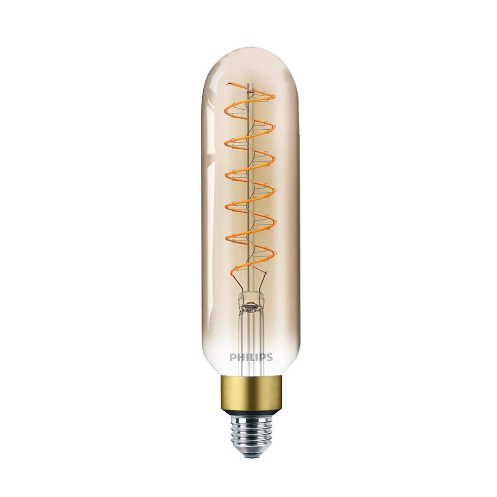 Philips LED Dimmable T20 Vintage Light Bulb: 400-Lumens, 2000-Kelvin, 7.5-Watt (40-Watt Equivalent), Amber, E26 Medium Screw Base, 538942