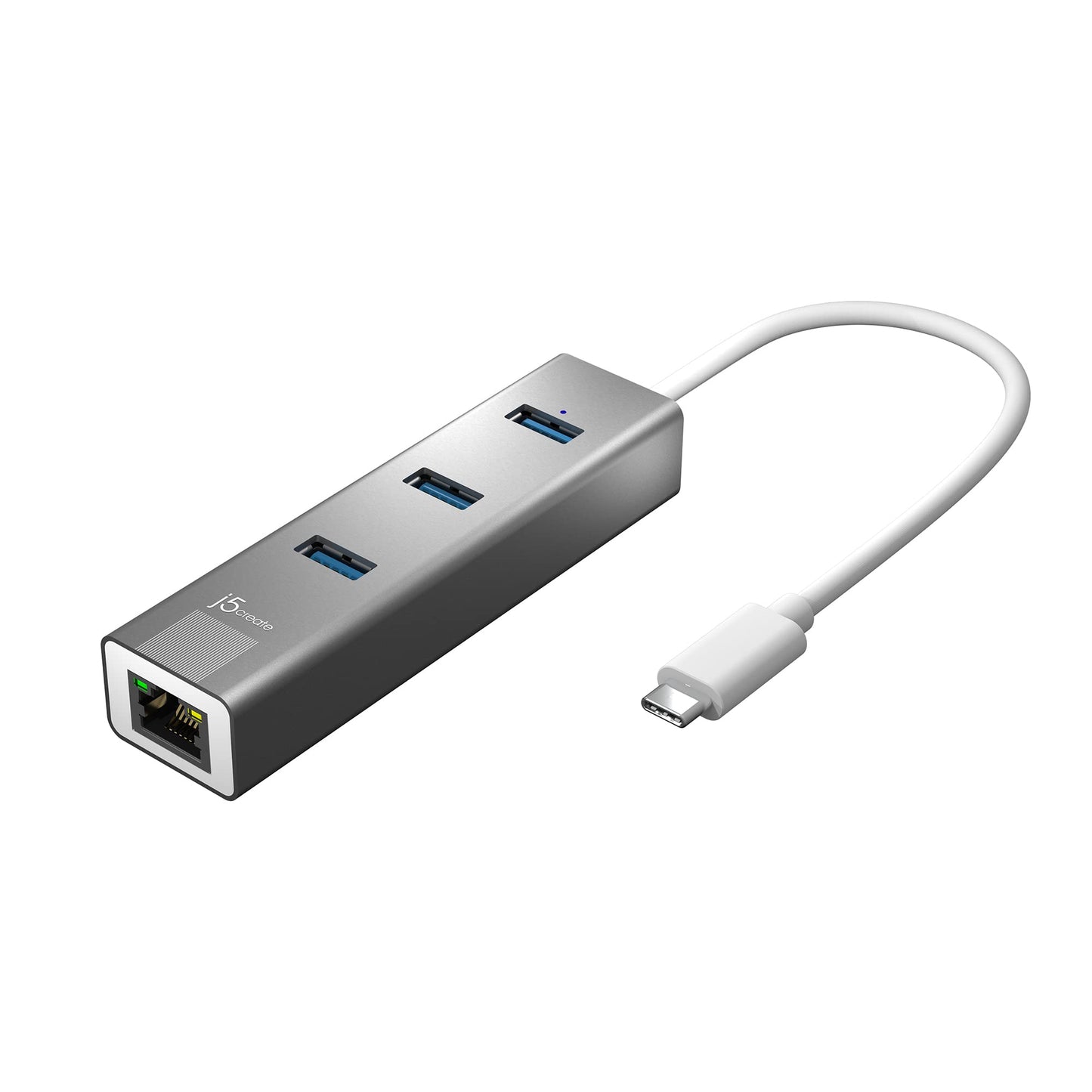 j5create USB-C 3-Port HUB +Gigabit Ethernet Multi Adapter