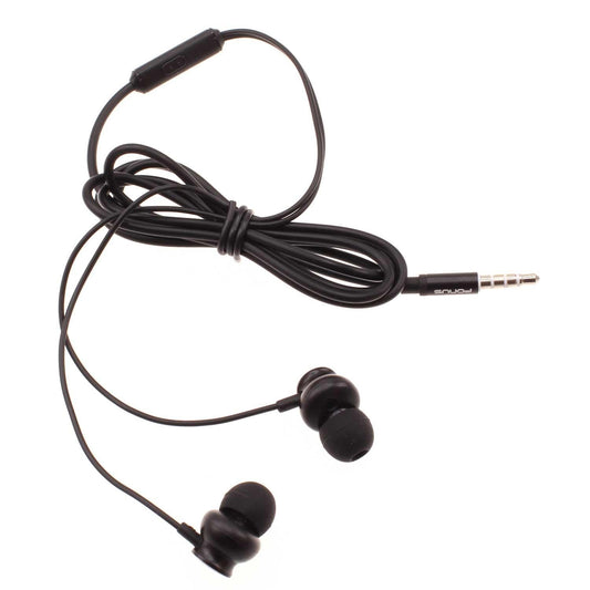 Wired Earphones Hi-Fi Sound Headphones Compatible with Boost Mobile Summit Flip/Cricket Debut Flex Flip, Handsfree Mic Headset Metal Earbuds in-Ear…