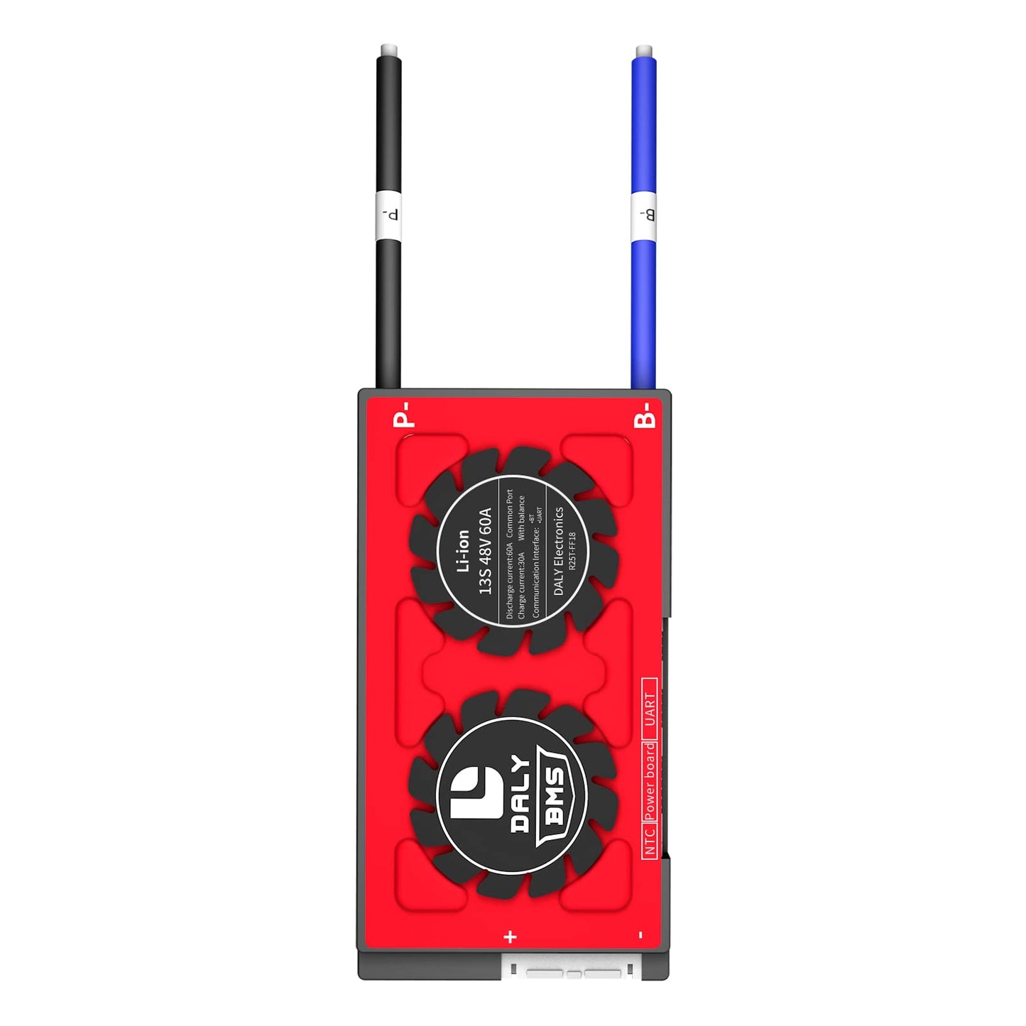 DALY Smart BMS Li-ion 48V 13S 60A with UART Communication, Resetting Bluetooth Module,Common Port for Rated 3.7V Lithium Power Charge and Discahrge…