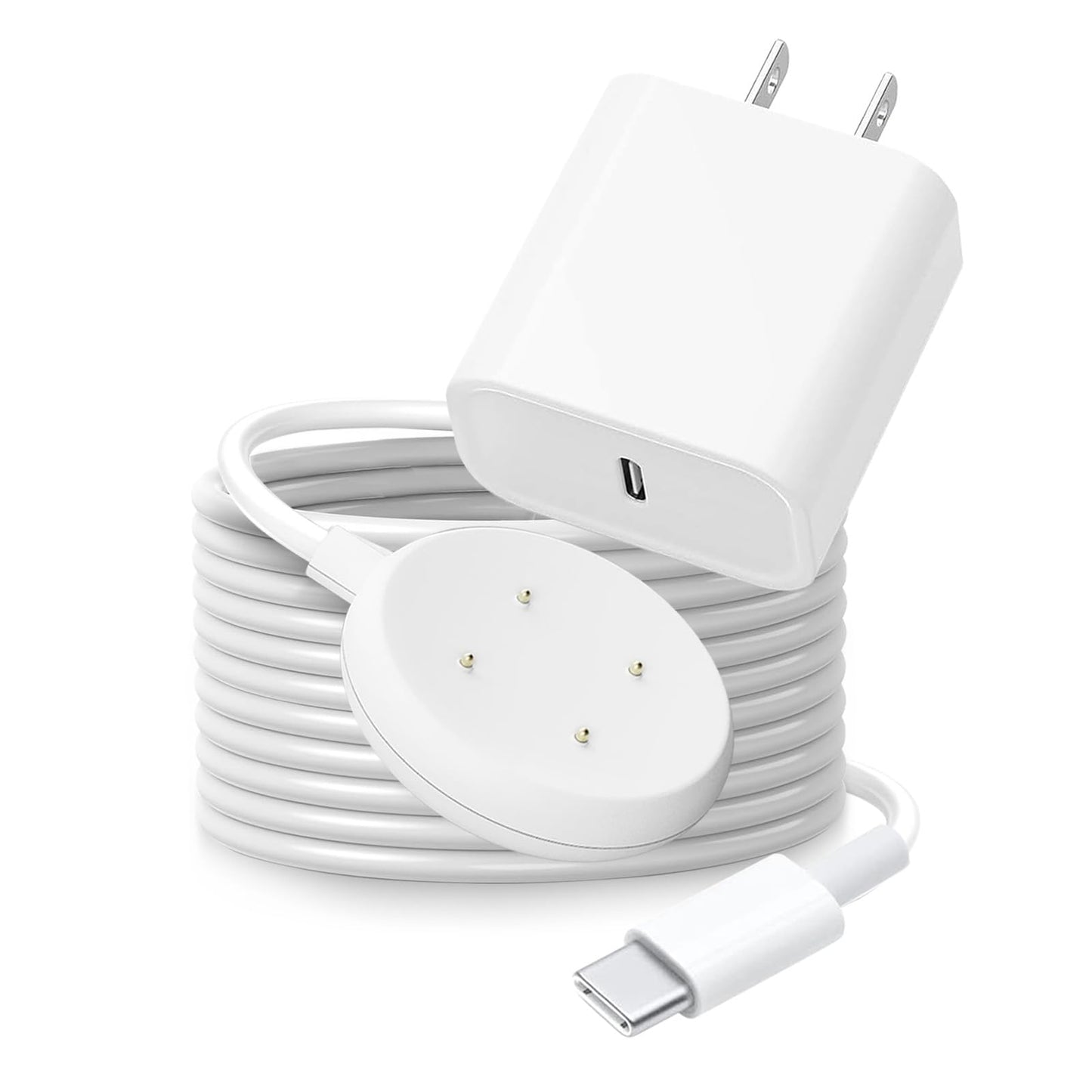Wall Fast Charger for Google Pixel Watch 2 & 3 USB-C Fast Charging Cable Cord- Works with Pixel Watch 3 & 2