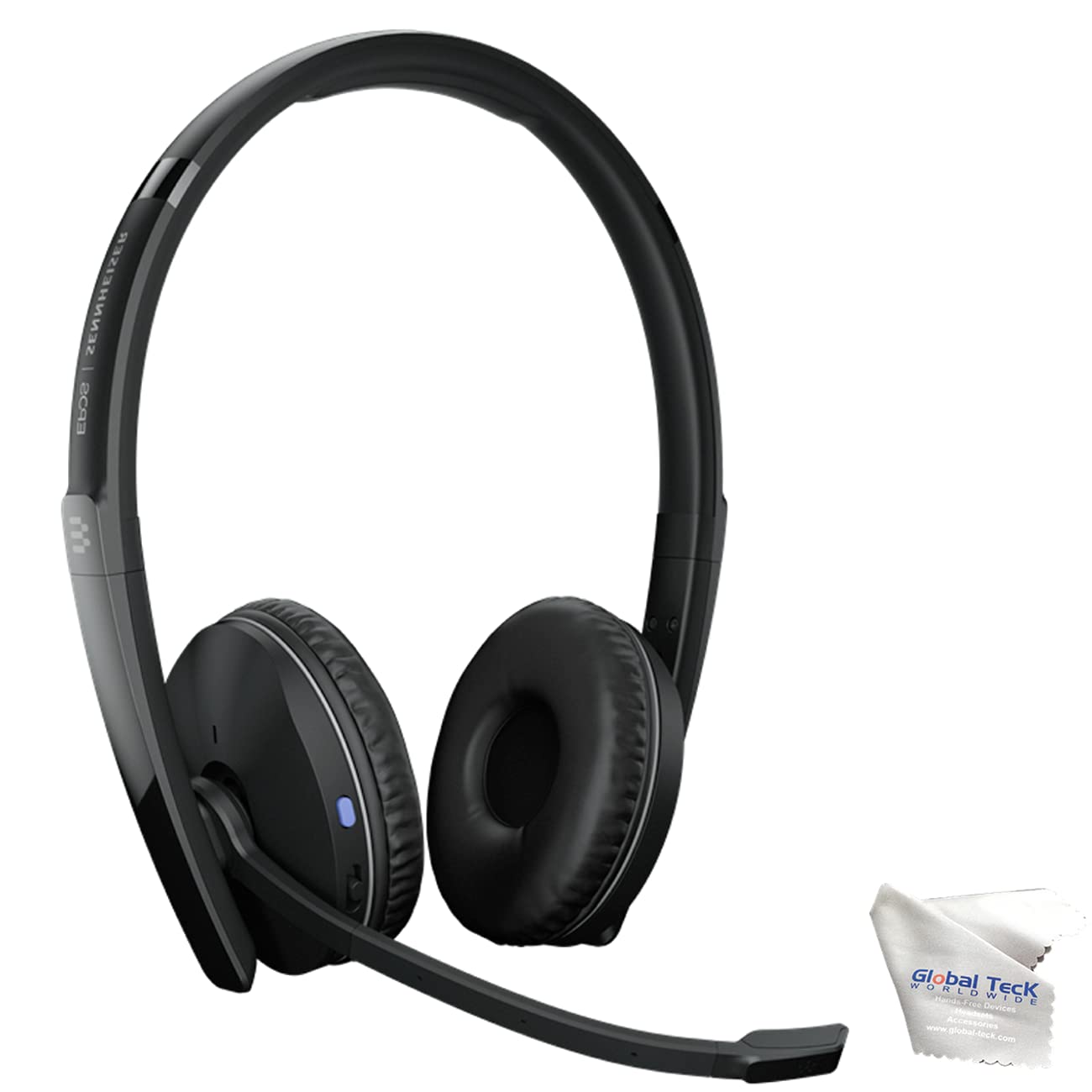 EPOS/Sennheiser 260 Stereo Bluetooth Headset - Blue Tooth Head Phones with USB Dongle, UC, Teams Certified, Connects to Deskphone, PC/Mac, Smartphone…