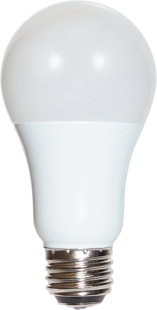 Satco S9318 3W A19 LED Light Bulb, 4000K, Frosted White