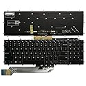 New Laptop US Keyboard for DELL INSPIRON 15-5000 5570 5575 Silver Palmrest 0YKN1Y YKN1Y 0M1FJK/gold 0G7KCC (US Keyboard with Backlight)