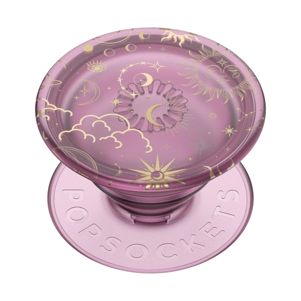 PopSockets Adhesive Phone Grip, Holder, Phone Stand, Celestial - Celestial Mauve