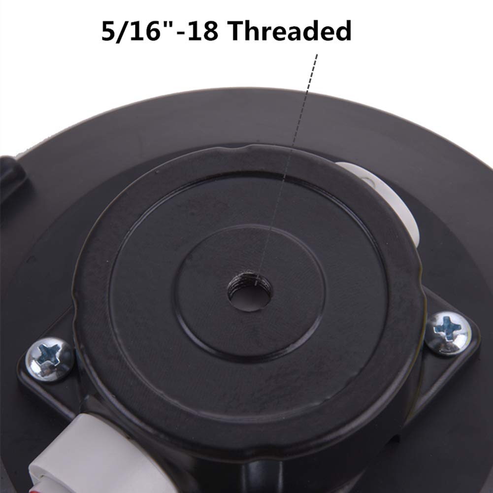 IMT 6" Mounting Vacuum Suction Cup 5/16"-18 Female Threaded, Small Hand Pump Active Camera Mouting Base, Glass Sucker Sucking Tool/Car Sucker