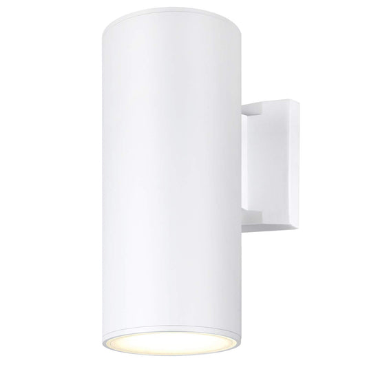 ZUUKOLE Outdoor Wall Light, Exterior Lighting - ETL Listed, Die-Casting Aluminum Waterproof Wall Mount Cylinder Design - Up Down Light Fixture