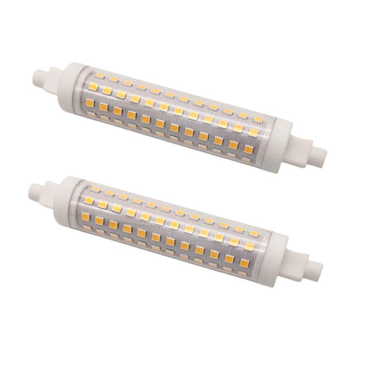 QLEE R7S LED Bulb 118MM 12W J118 T3 Led FloodLight Equivalent 150w Halogen Wall Sconce Floor Light j-Type Linear Double Ended Banker Light 360º Beam