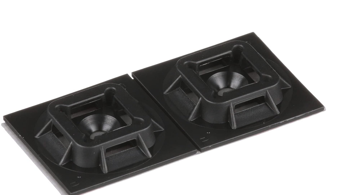 Panduit SGABM25-AV-C300 Cable Tie Mounts - Adhesive Backed (Pack of 100)