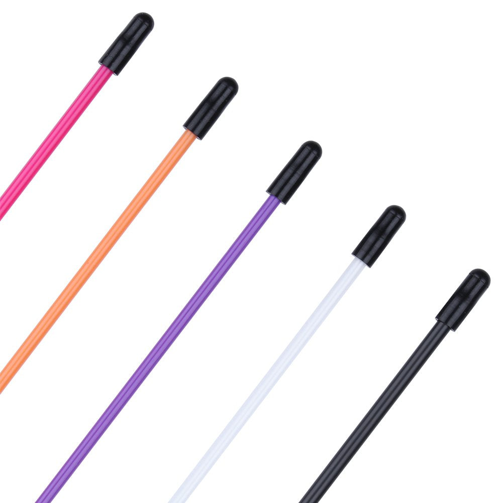 5-Pack HobbyPark Multicolor Plastic Antenna Tube with Cap for RC Model Cars Boats 2.4G Receivers