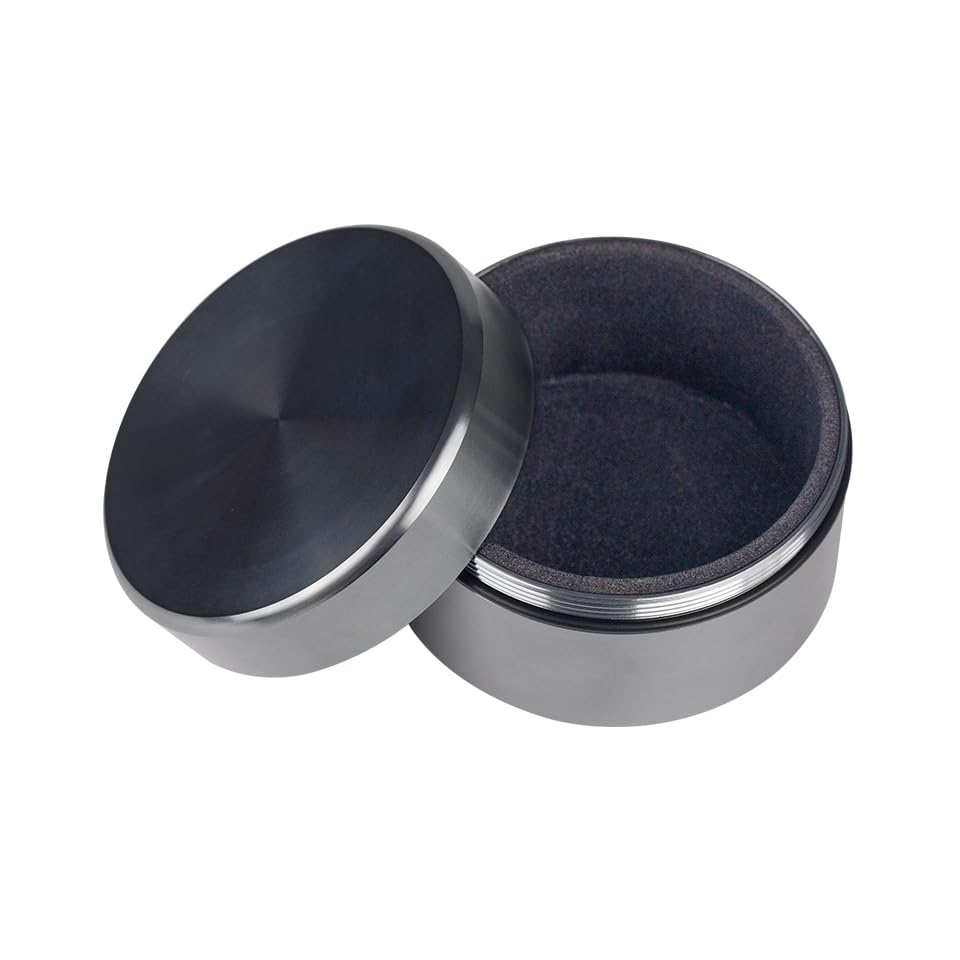 Soundlink Aluminum Alloy Earphone Case Waterproof in Ear Monitor Storage Box with Sponge Lining(Grey)