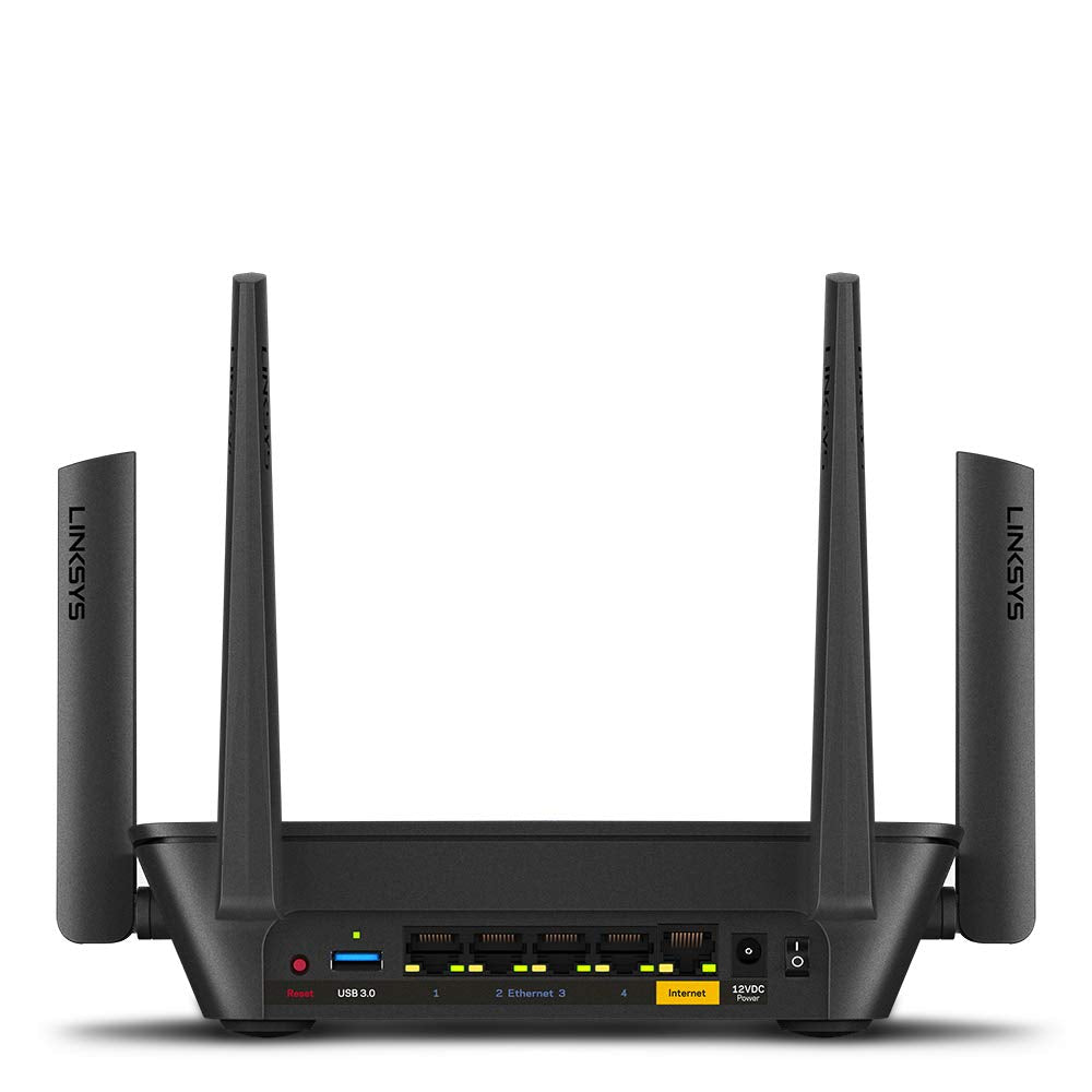 Linksys Mesh Wifi 5 Router, Tri-Band, 3,000 Sq. ft Coverage, 25+ Devices, Supports Guest WiFi, Parent Control, 3.0Gbps (AC3000) - MR9000.