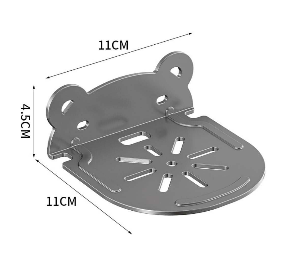 SamIdea 2 Sets Heavy-Duty Steel L-Shaped Security Camera Mount Bracket - Universal Fit for Dome & Turret Cameras, Built-in Wire Management, Ideal