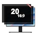 Vxaop [2-Pack] 20 Inch Computer Privacy Screen Filter (16:9 Aspect Ratio) - Removable, Anti Glare & Blue Light Blocking, Compatible with HP Dell ASUS