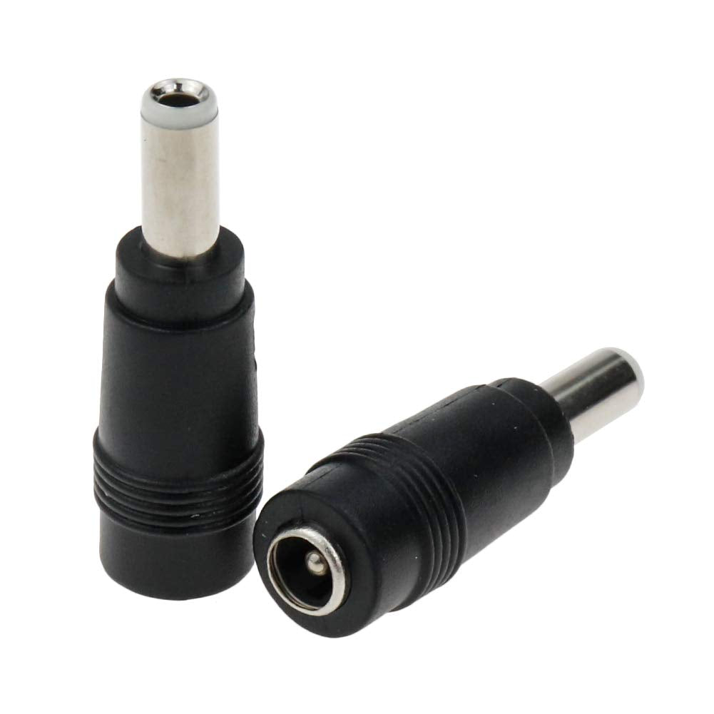 Dahszhi DC Power Adapter 5.5mm x 2.5mm Male Plug to 5.5mm x 2.1mm Female Jack for Universal Laptop Interface Power Cable Connector - 20pcs